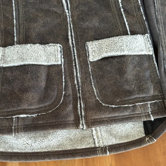 Kuhl Brown and Cream Hooded Jacket - Picture 3 of 5